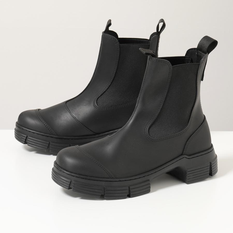 GANNI（ガニー） ショートブーツ Recycled Rubber City Boot