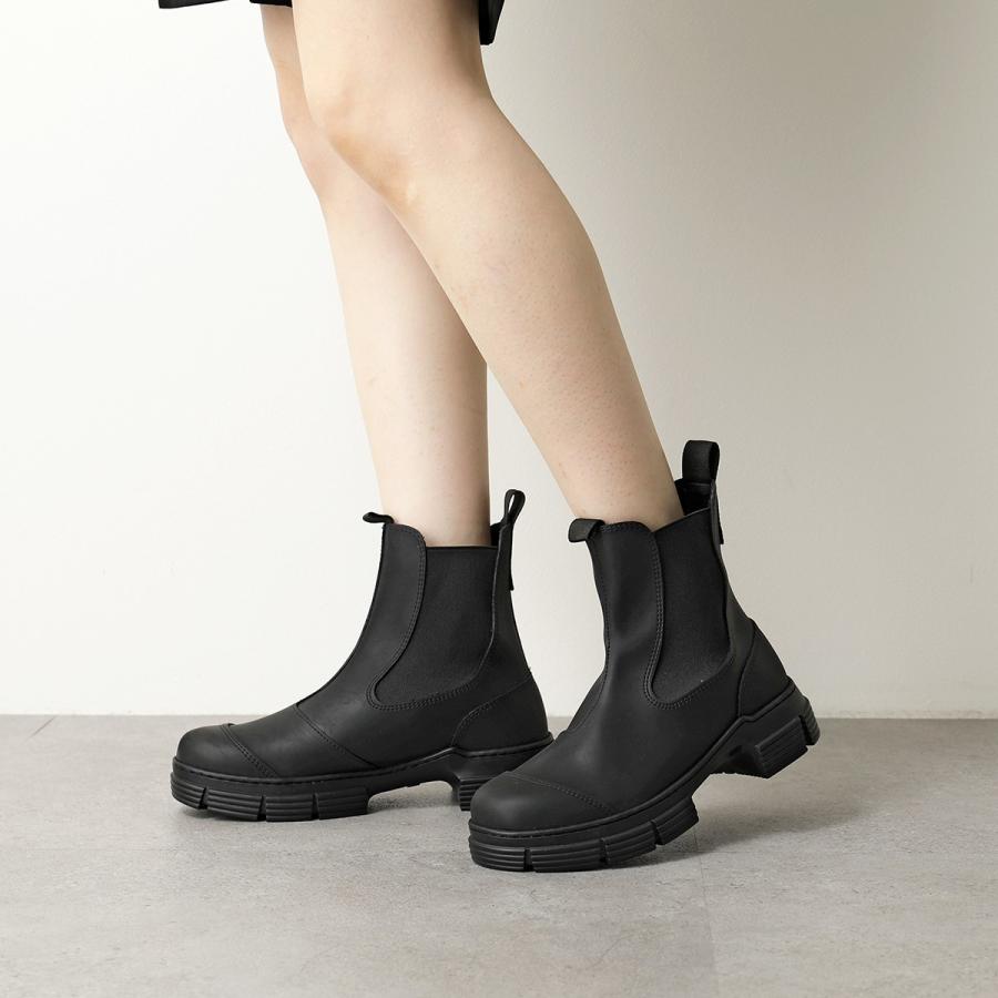 GANNI（ガニー） ショートブーツ Recycled Rubber City Boot