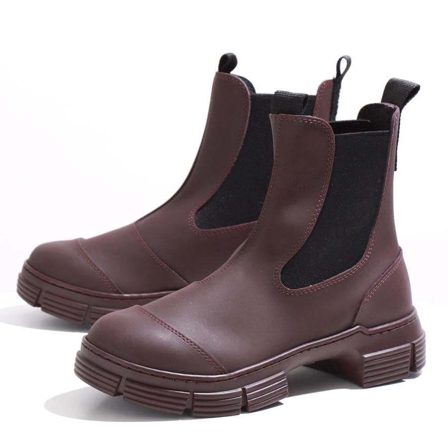 GANNI（ガニー） ショートブーツ Recycled Rubber City Boot