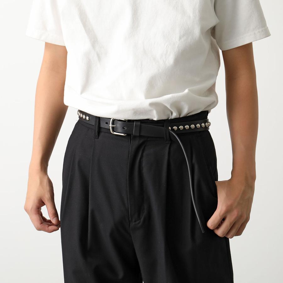 J&M Davidson（J＆Mデヴィッドソン） ベルト DOME RIVETS NARROW BELT