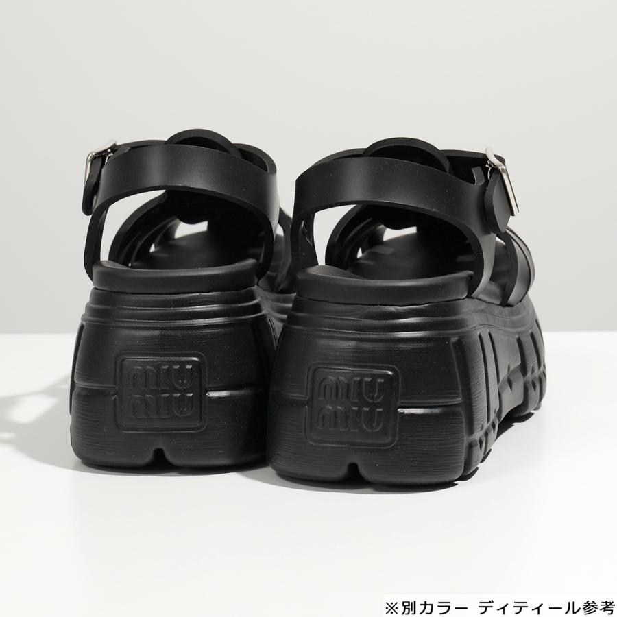 miu miu（ミュウミュウ） プラットフォームサンダル 5X709D 3LKK EVA