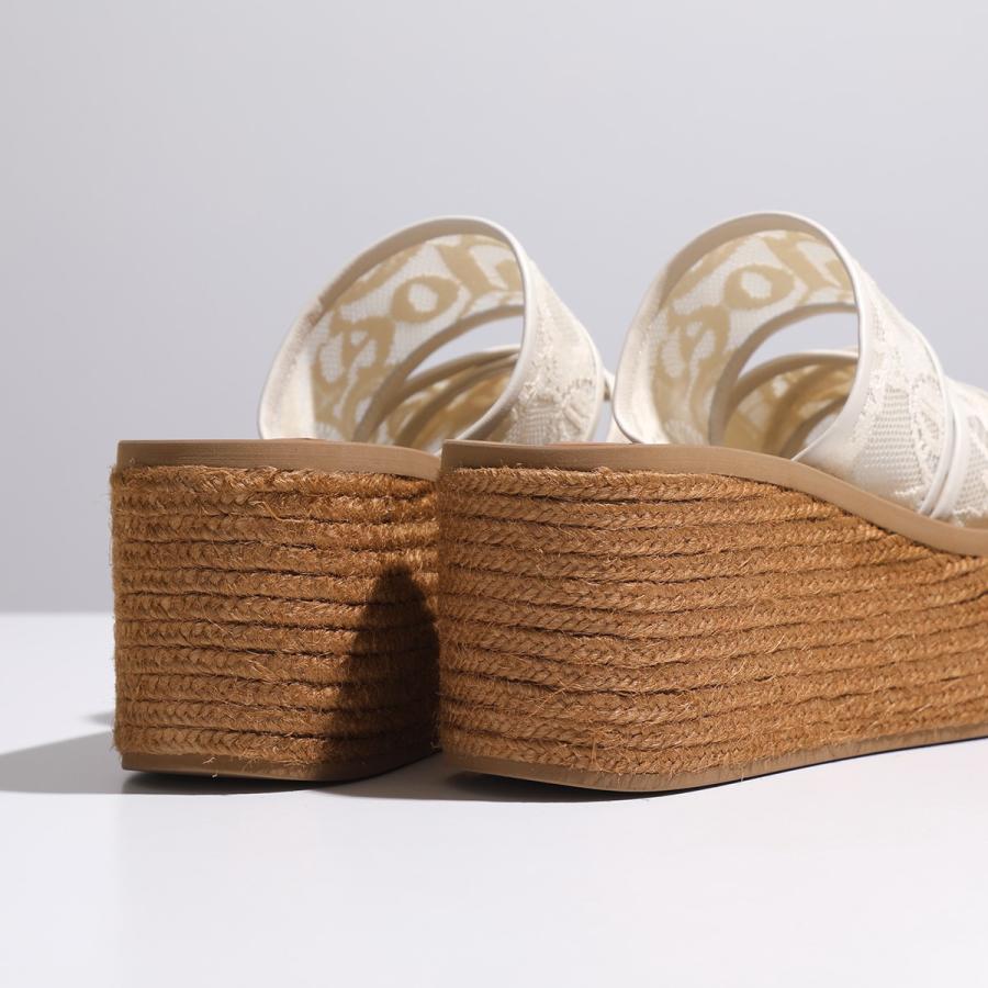 Chloe（クロエ） サンダル WOODY CHC22S449D2 レディース フラワー