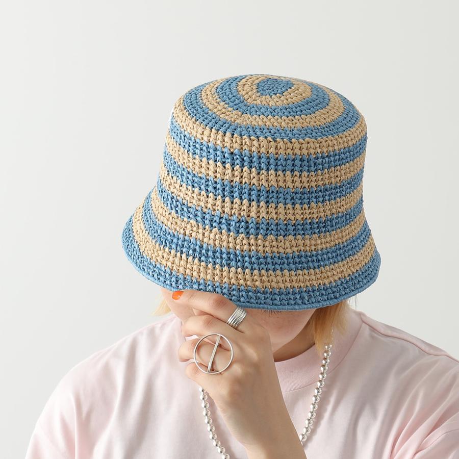 PRADA（プラダ） バケットハット 1HC137 2D1N レディース RAFIA