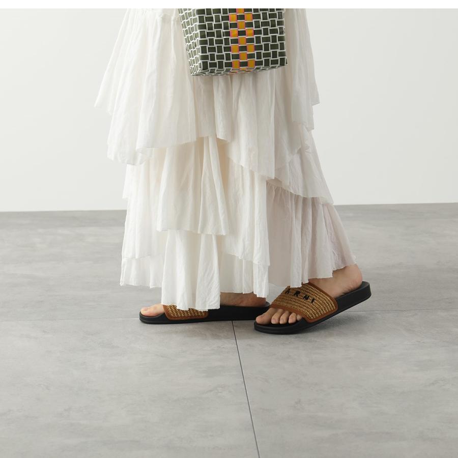 MARNI（マルニ） サンダル SAMS016102 P3860 レディース ロゴ刺繍