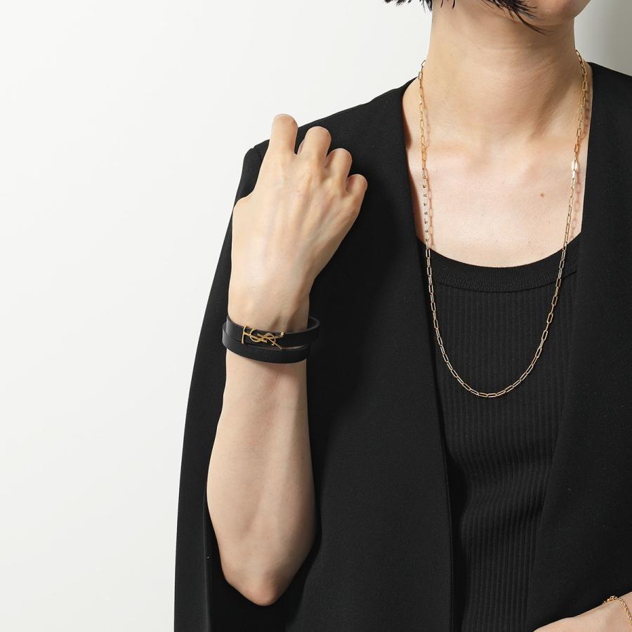 SAINT LAURENT サンローラン ダブルラップブレスレット 646558