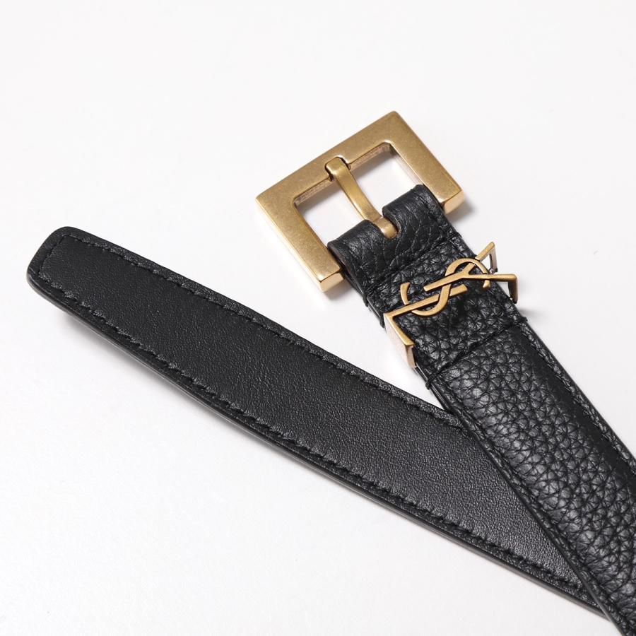 SAINT LAURENT サンローラン ベルト YSL BELT 2.0 ナロー 612616 DTI0W