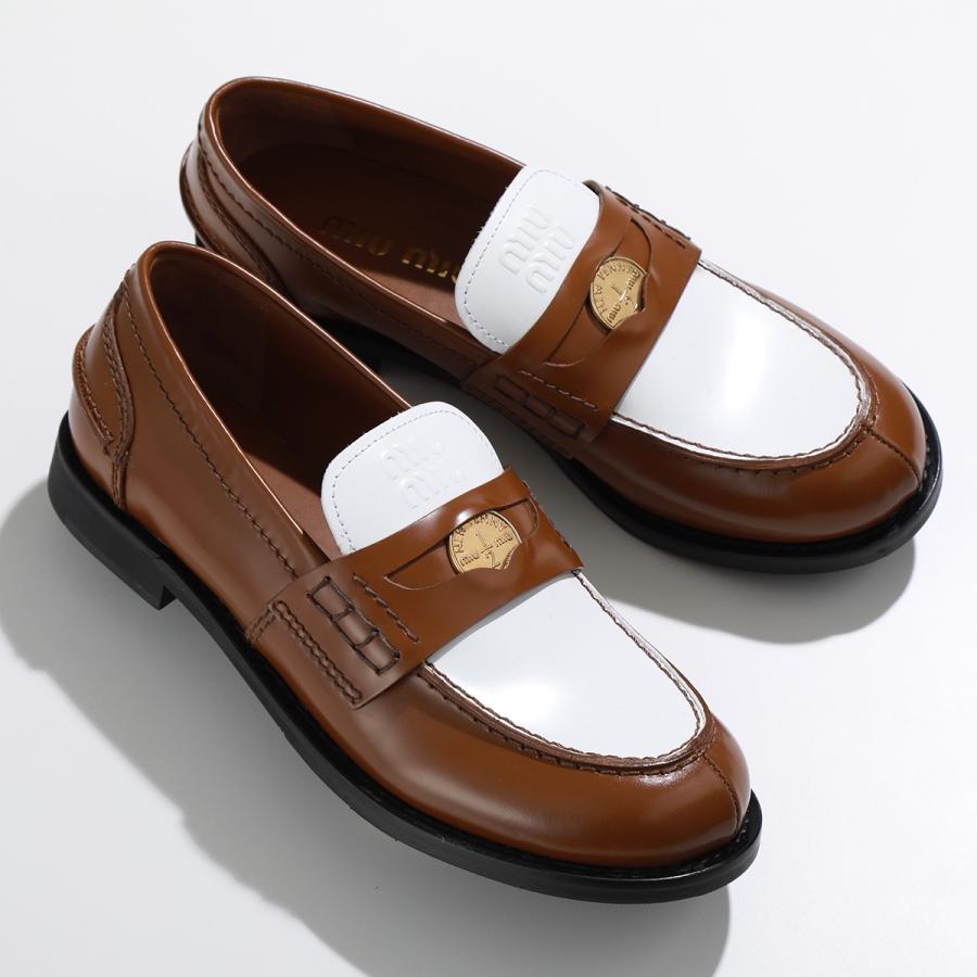 miu miu（ミュウミュウ） ペニーローファー 5D773D AZE レディース