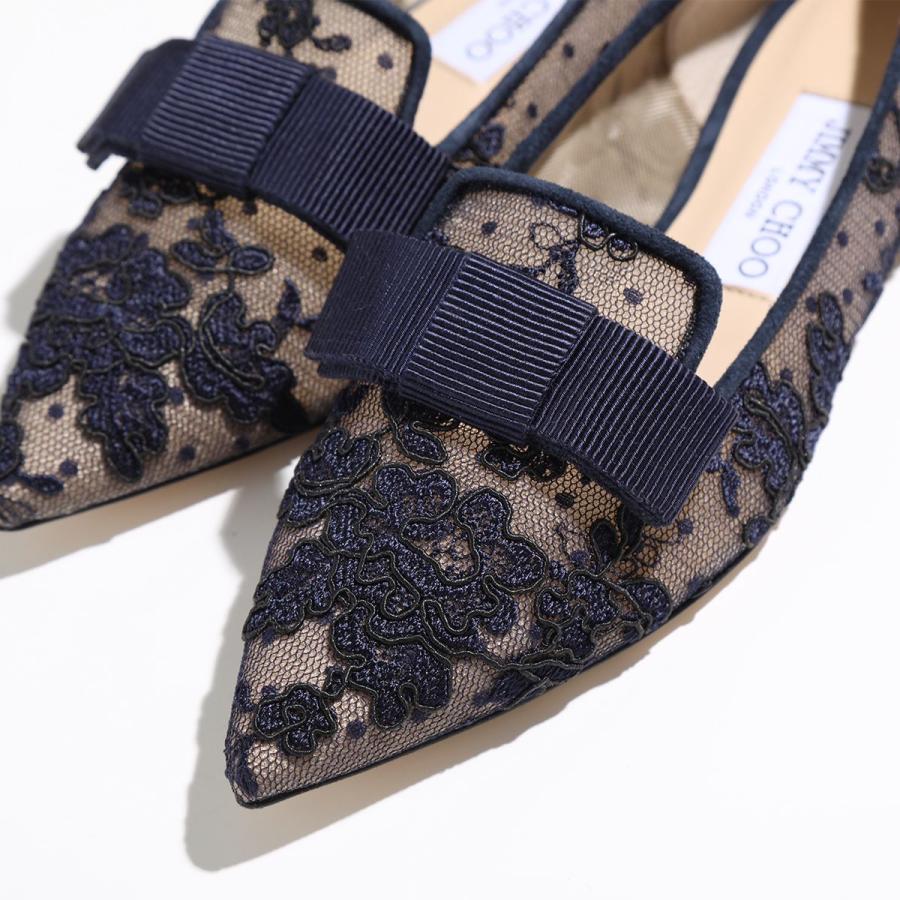 JIMMY CHOO（ジミーチュウ） フラットパンプス GALA ORE レディース