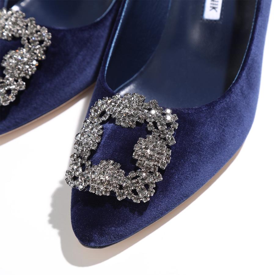 MANOLO BLAHNIK（マノロブラニク） パンプス HANGISI FMC VELVET 070