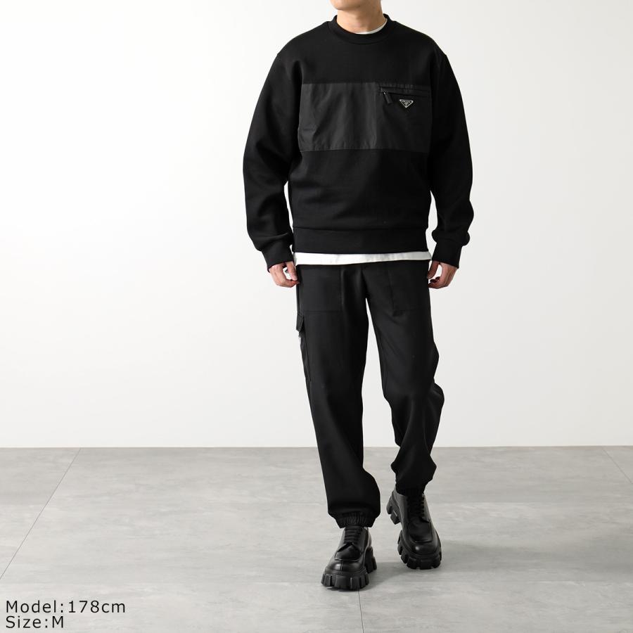 PRADA（プラダ） トレーナー FELPA DOUBLE RE UJL096 11JE メンズ