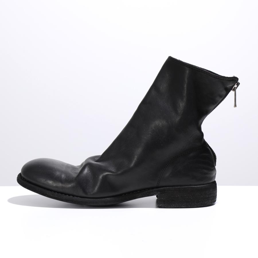 GUIDI（グイディ） バックジップブーツ 986 メンズ ホースレザー フル