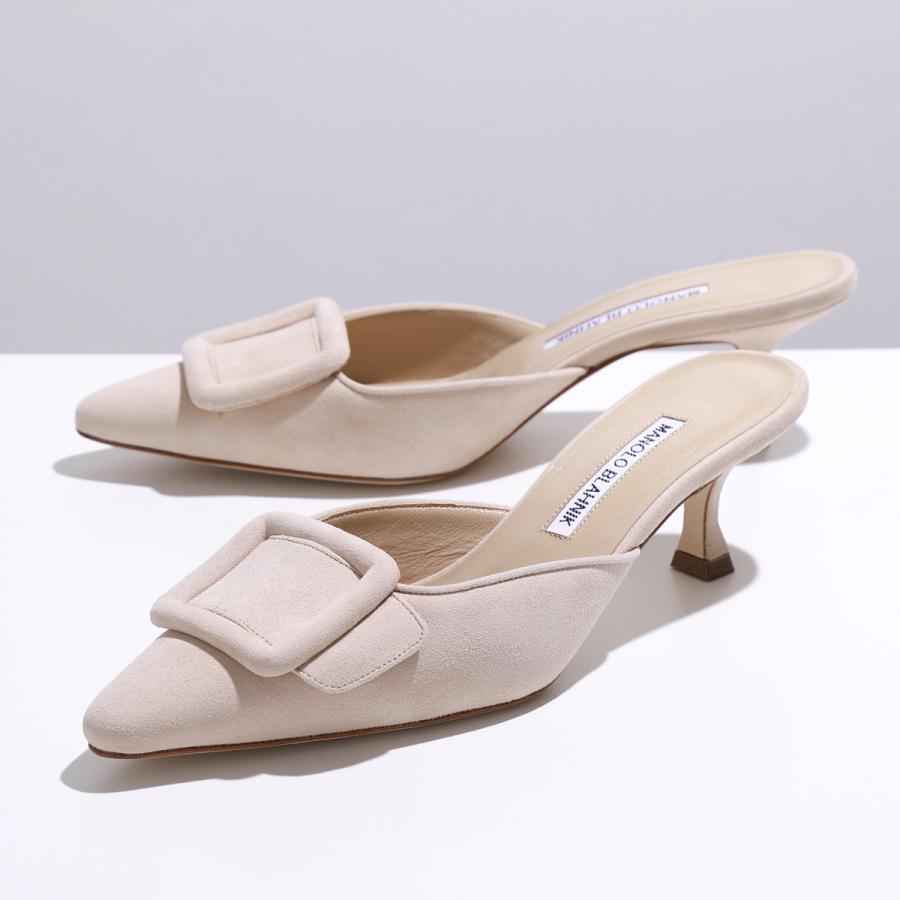 MANOLO BLAHNIK（マノロブラニク） ミュール MAYSALE SUEDE DAIM 050