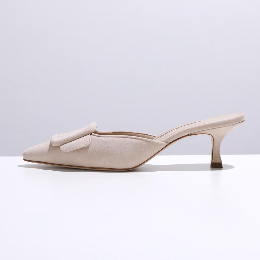 MANOLO BLAHNIK（マノロブラニク） ミュール MAYSALE SUEDE DAIM 050