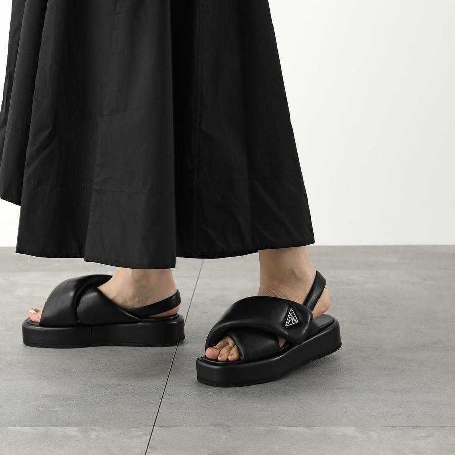 PRADA（プラダ） サンダル 1XZ758 2DL8 レディース ソフト パデッド