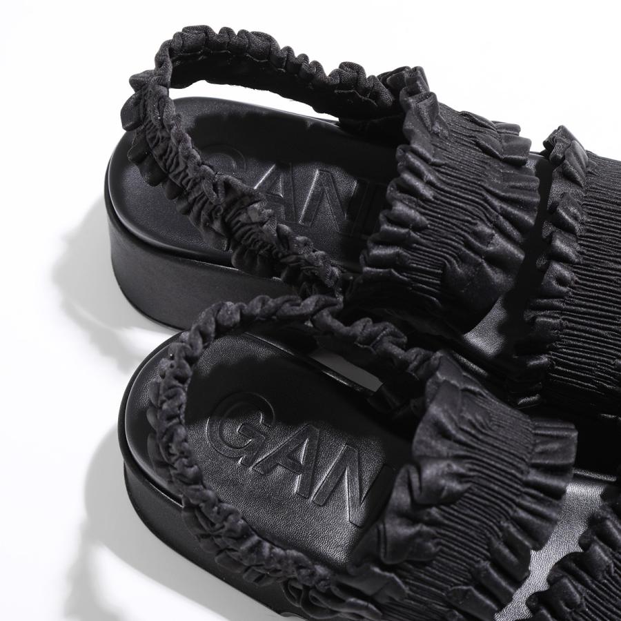 GANNI（ガニー） サンダル Smock Flaftorm Sandal スモック フラット