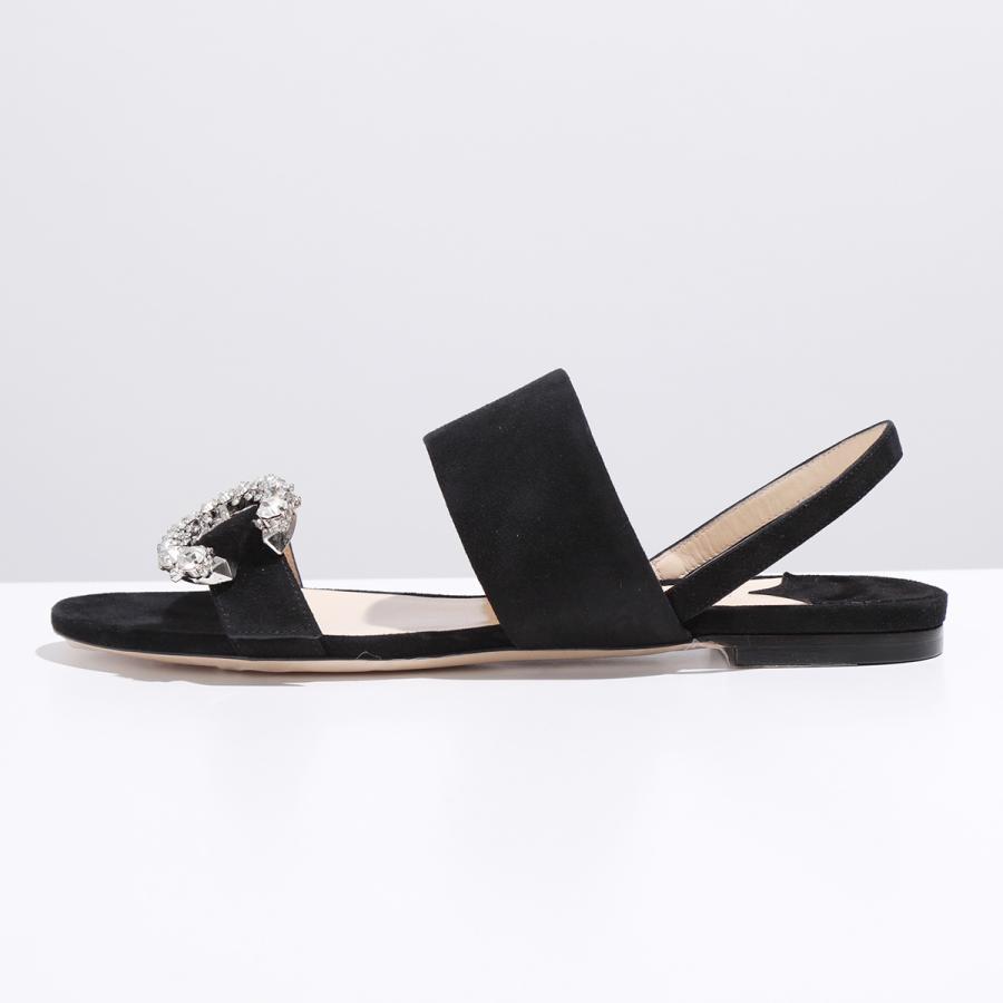 JIMMY CHOO（ジミーチュウ） サンダル SAPHERA FLAT SUE レディース