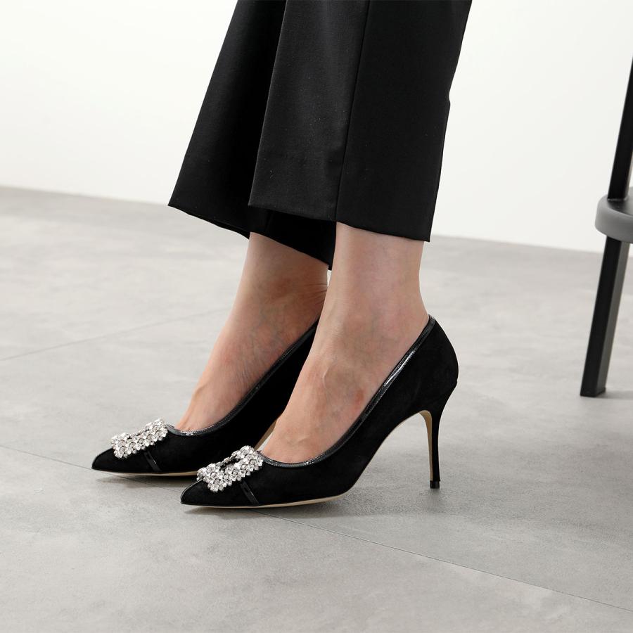 MANOLO BLAHNIK（マノロブラニク） パンプス TUBERIAN SUEDE DAIM 090