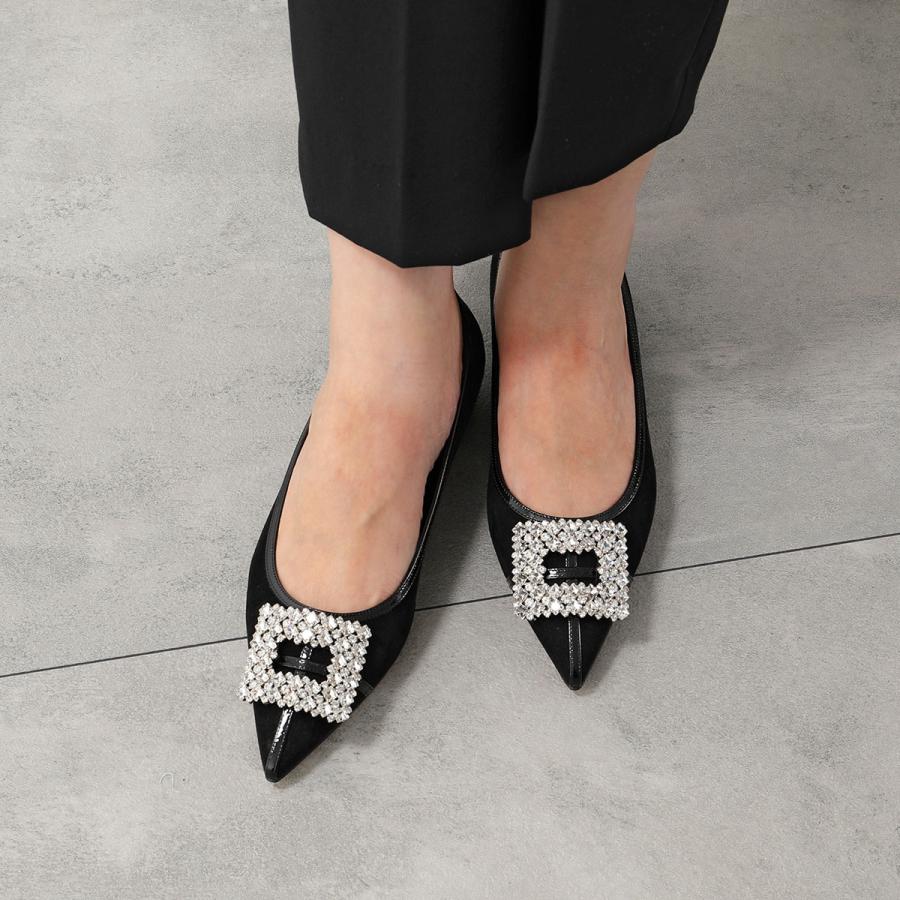 MANOLO BLAHNIK（マノロブラニク） パンプス TUBERIANFLAT SUEDE DAIM