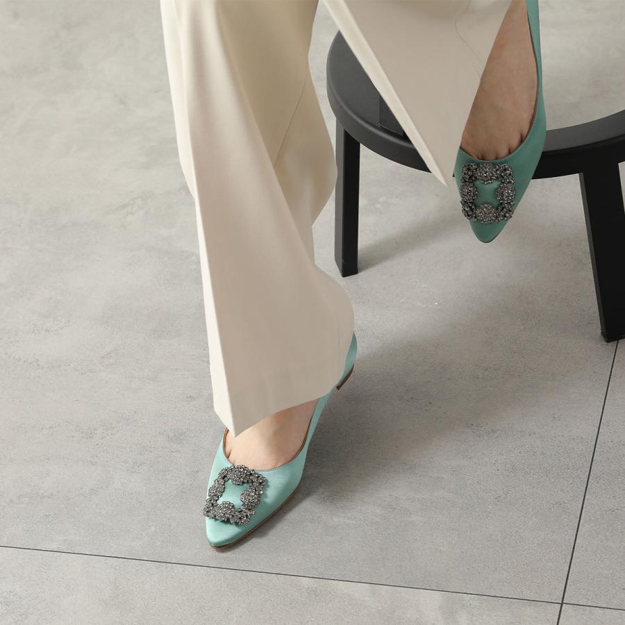 MANOLO BLAHNIK（マノロブラニク） パンプス HANGISIFLAT FMC CLC