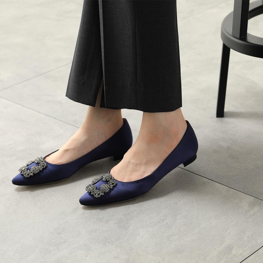 MANOLO BLAHNIK（マノロブラニク） パンプス HANGISIFLAT FMC CLC