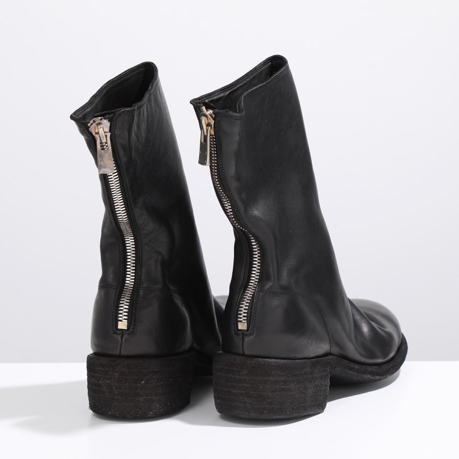 GUIDI（グイディ） バックジップブーツ 788 メンズ ホースレザー フル