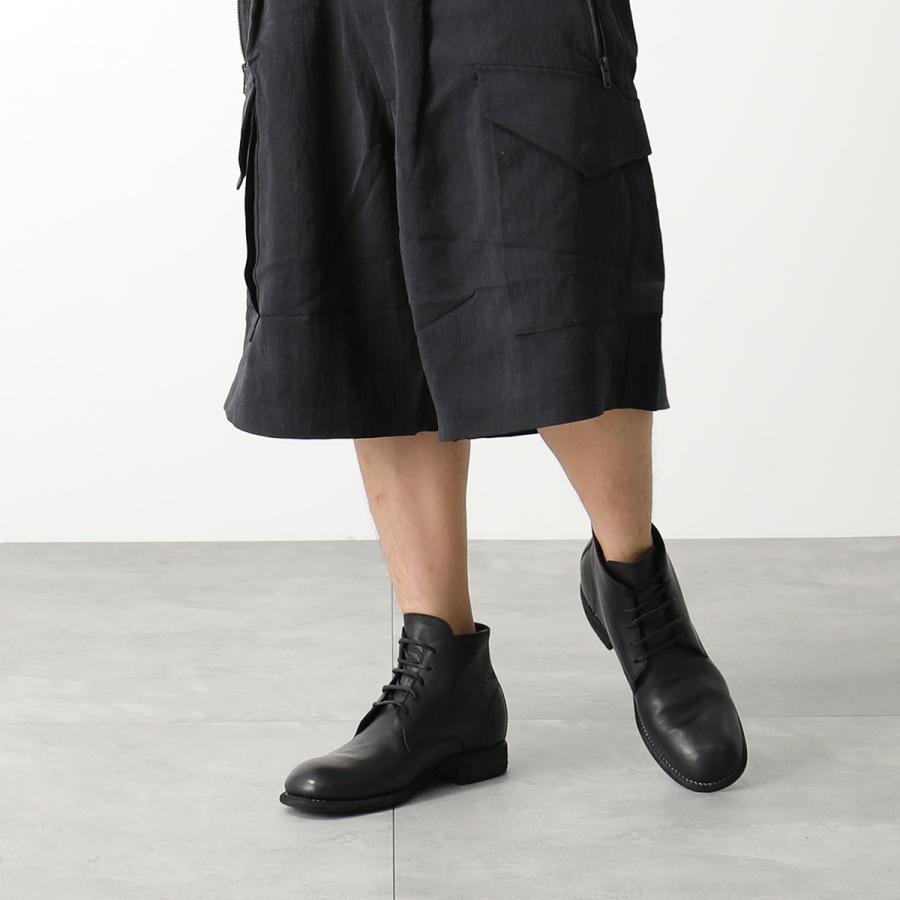 GUIDI（グイディ） レースアップブーツ 993 メンズ ホースレザー フル