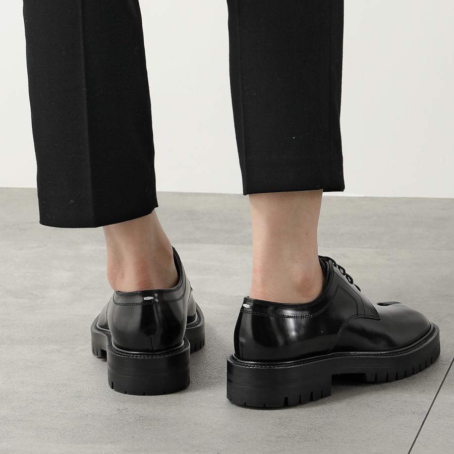 Maison Margiela スクエアダービーシューズ 42 黒 レースアップ Maison