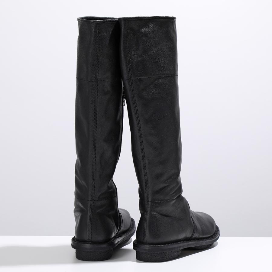 美品】trippen トリッペン ロングブーツ シボ サイドジップ 24