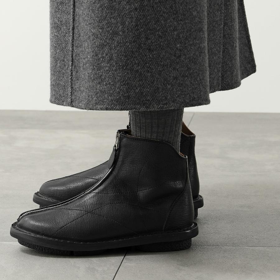 trippen（トリッペン） ショートブーツ ZIPBOOT BUF レディース レザー