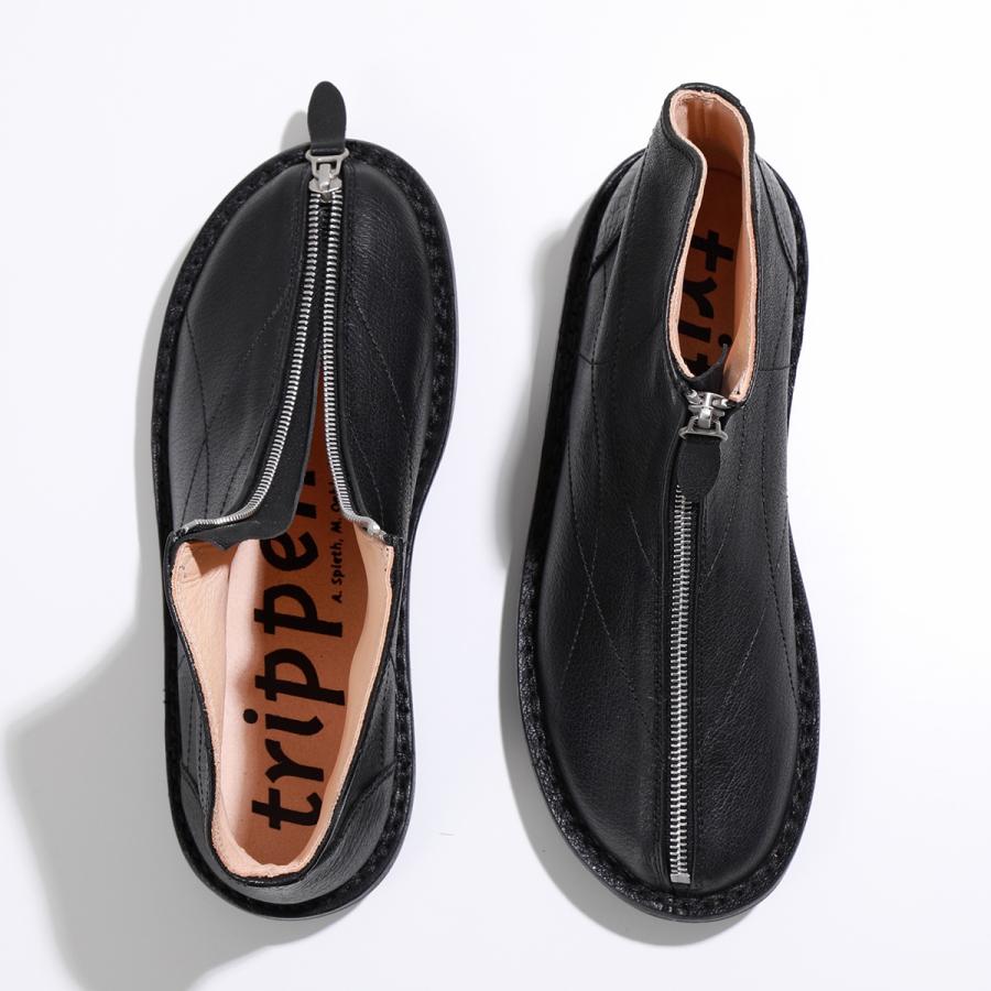 trippen（トリッペン） ショートブーツ ZIPBOOT BUF レディース レザー