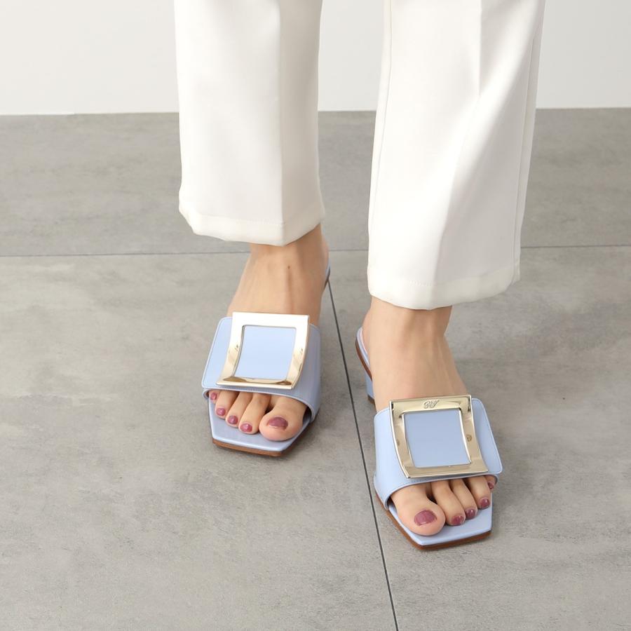 Roger Vivier（ロジェヴィヴィエ） ミュール LOVE METAL BUCKLE MULE