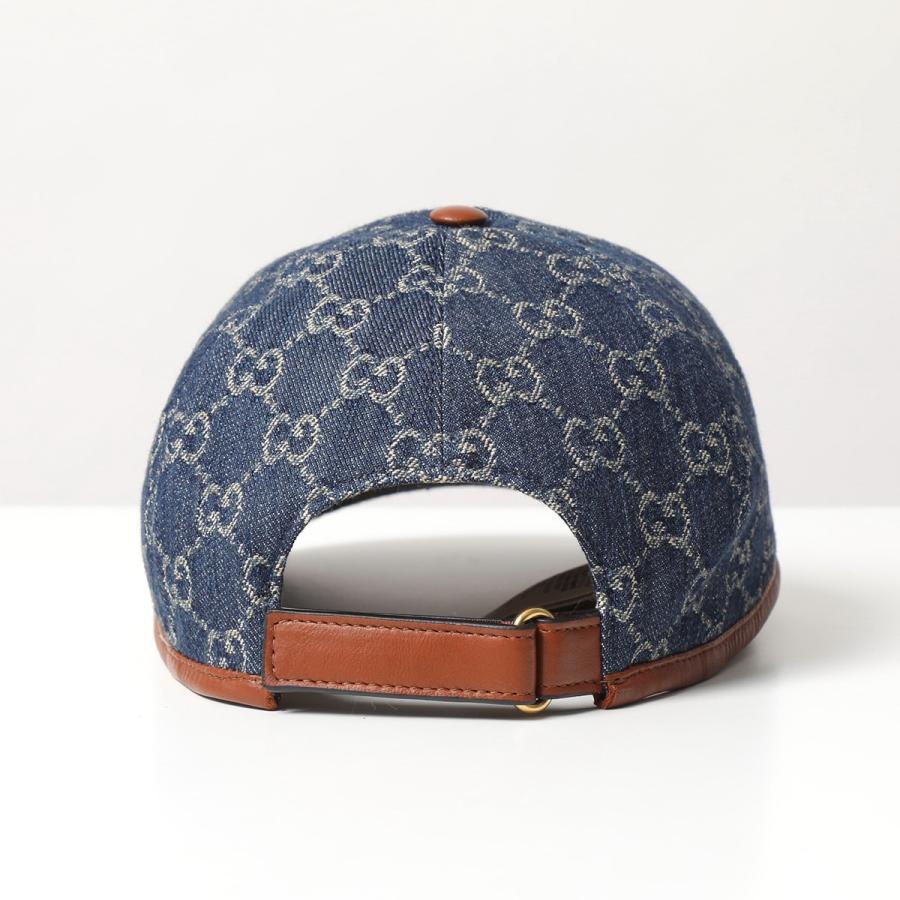GUCCI（グッチ） ベースボールキャップ 656206 4HAC3 メンズ デニム GG