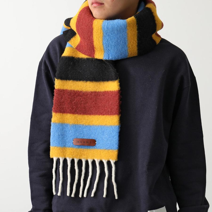 MARNI（マルニ） マフラー SCZC0044Q0 UAW014 メンズ カラーブロック