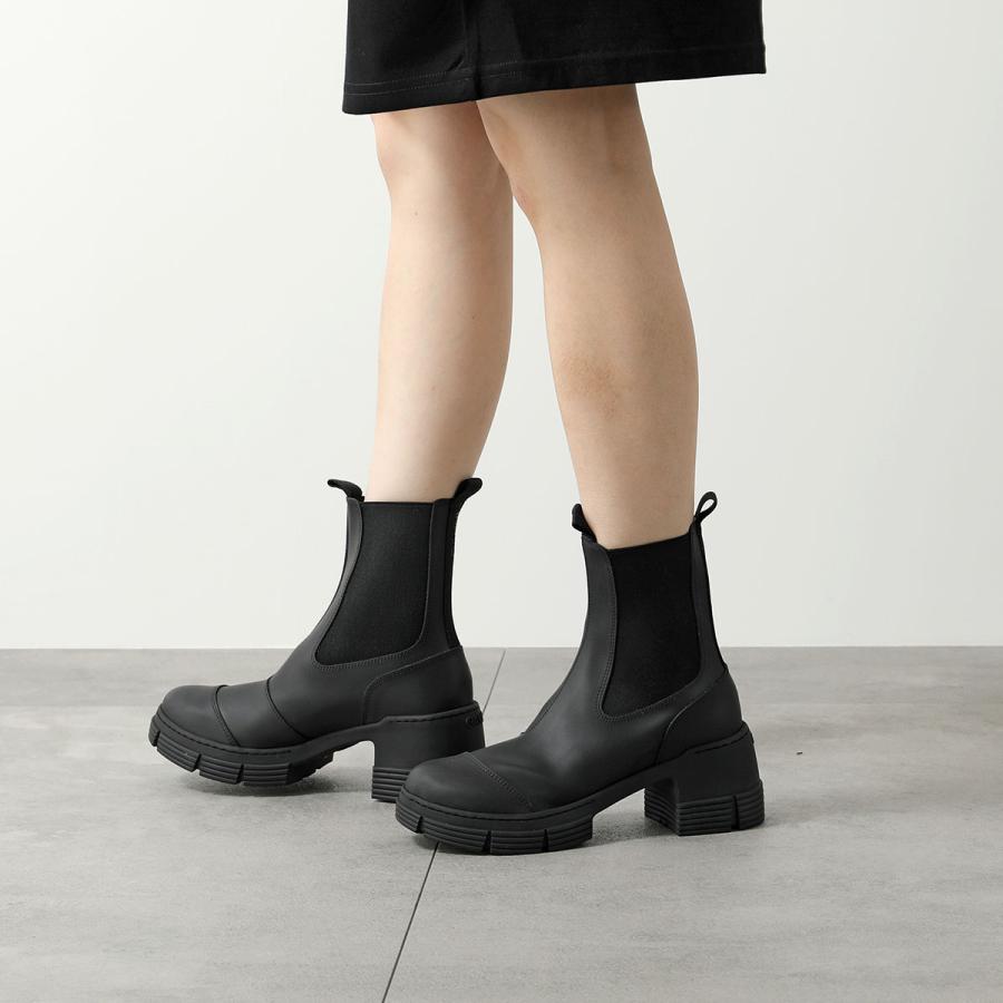 GANNI（ガニー） ショートブーツ Recycled Rubber Heeled City Boot
