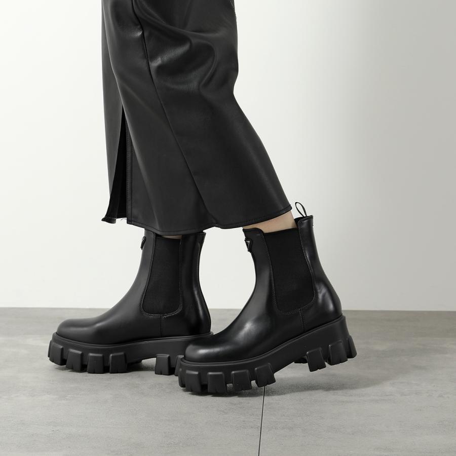 PRADA（プラダ） サイドゴアブーツ モノリス 1T256N B4L レディース