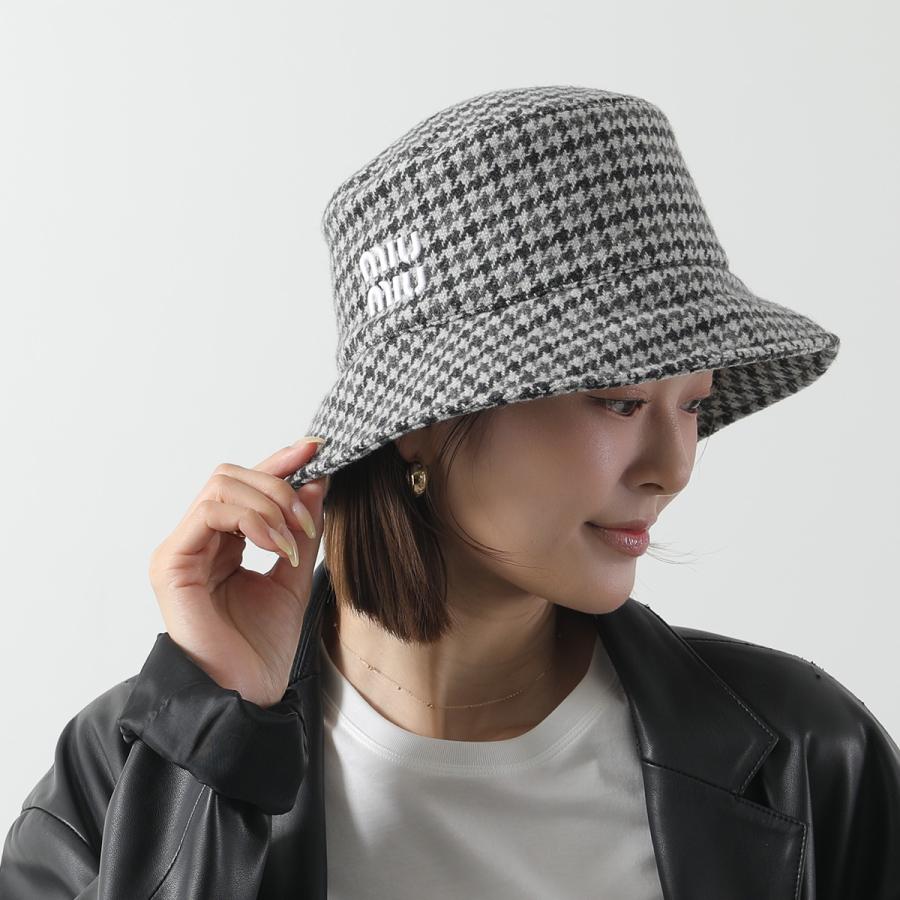 miu miu（ミュウミュウ） バケットハット 5HC196 2F87 レディース