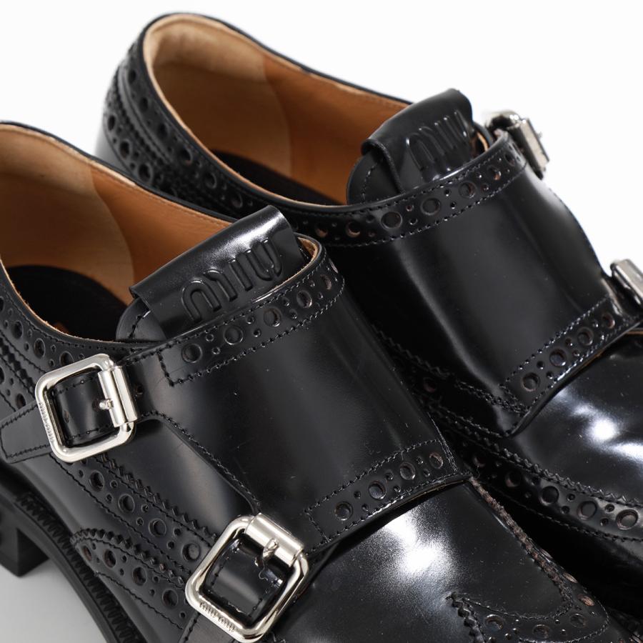 miu miu（ミュウミュウ） Miu Miu×Church's チャーチ レザーシューズ