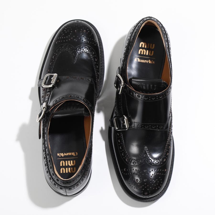 miu miu（ミュウミュウ） Miu Miu×Church's チャーチ レザーシューズ