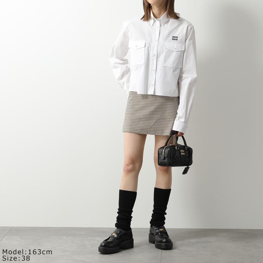 miu miu（ミュウミュウ） ポプリンシャツ MK1791 10RG レディース 長袖
