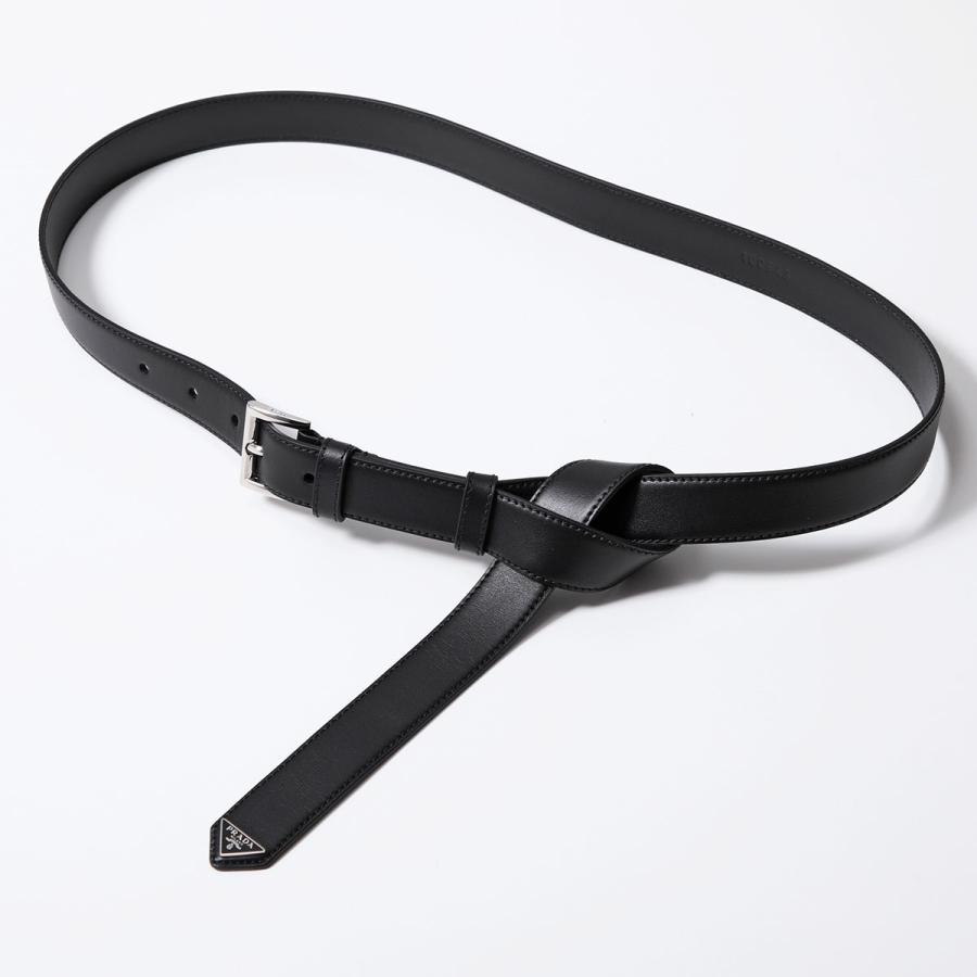 PRADA（プラダ） ベルト 1CC543 8NQ メンズ レザー トライアングルロゴ