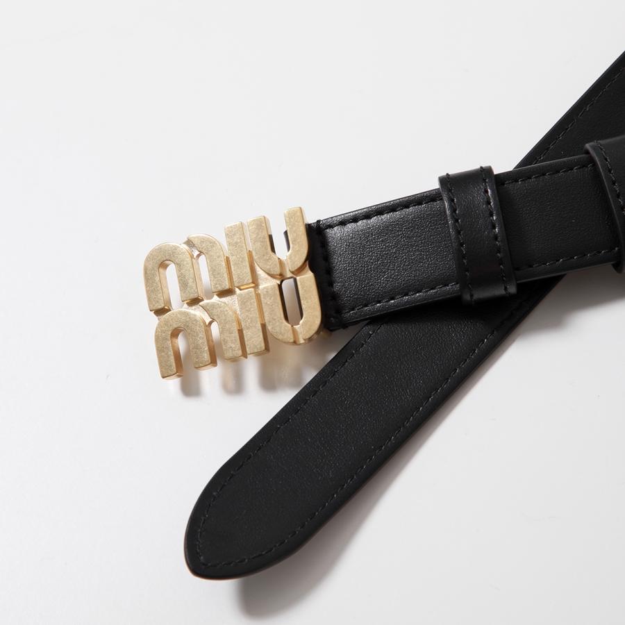 miu miu（ミュウミュウ） ベルト 5CC565 2AIX レディース レザー