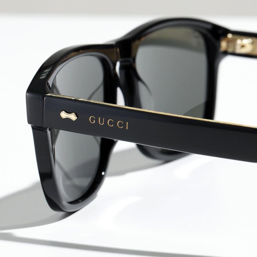 GUCCI（グッチ） サングラス GG0911S メンズ スクエア型 ロゴ クリア