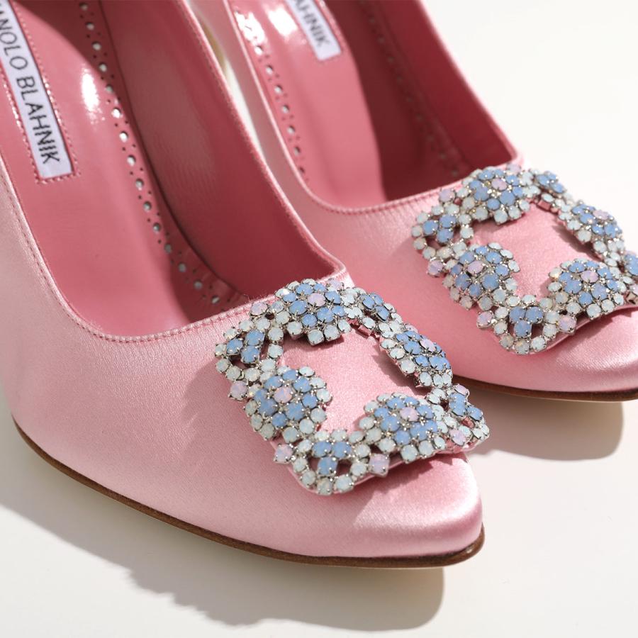 MANOLO BLAHNIK（マノロブラニク） パンプス HANGISI OPAL SATIN 105