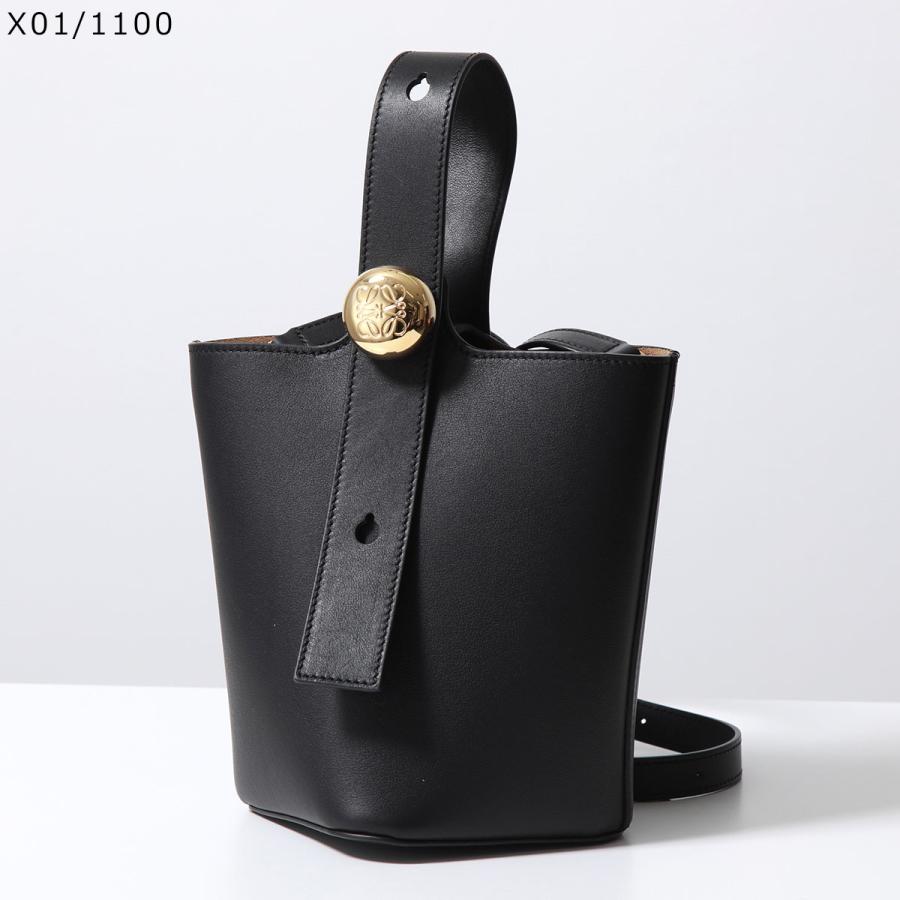 LOEWE（ロエベ） ハンドバッグ PEBBLE BUCKET MINI ペブル バケット