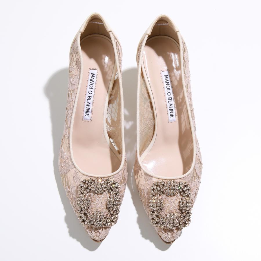 MANOLO BLAHNIK（マノロブラニク） パンプス HANGISI LSMOR LACE 050