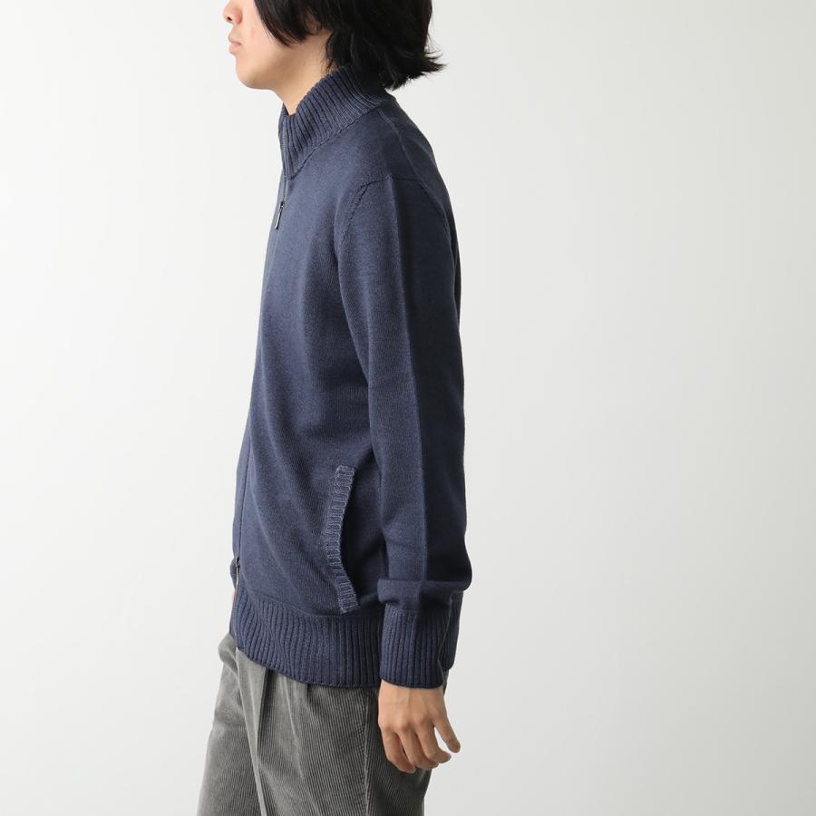 DRUMOHR（ドルモア） ジップアップニット D8M202AL メンズ ウール リブ