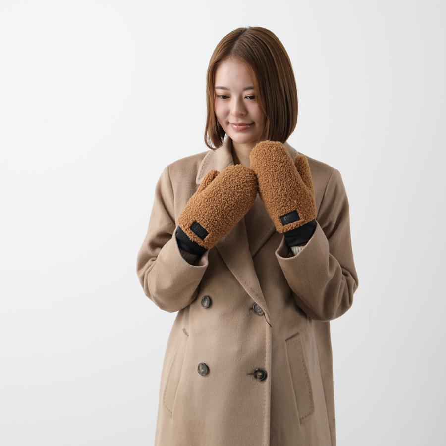 UGG（アグ） グローブ UGGfluff Mitten With Logo Tape UGGフラッフ