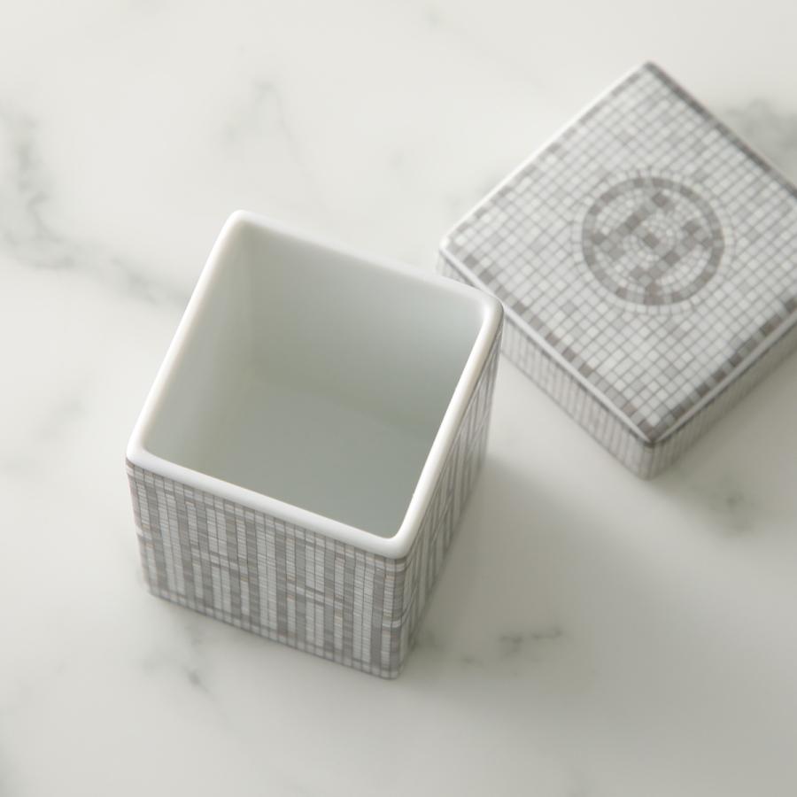 R*様 HERMES 幾何学模様の陶器キャニスター未使用 R*様 HERMES 幾何学