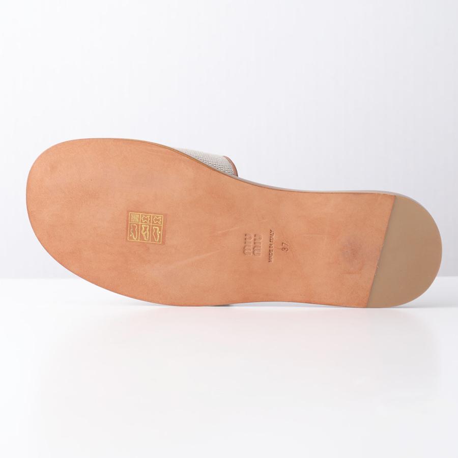 miu miu（ミュウミュウ） サンダル 5XX644 Q1D レディース キャンバス