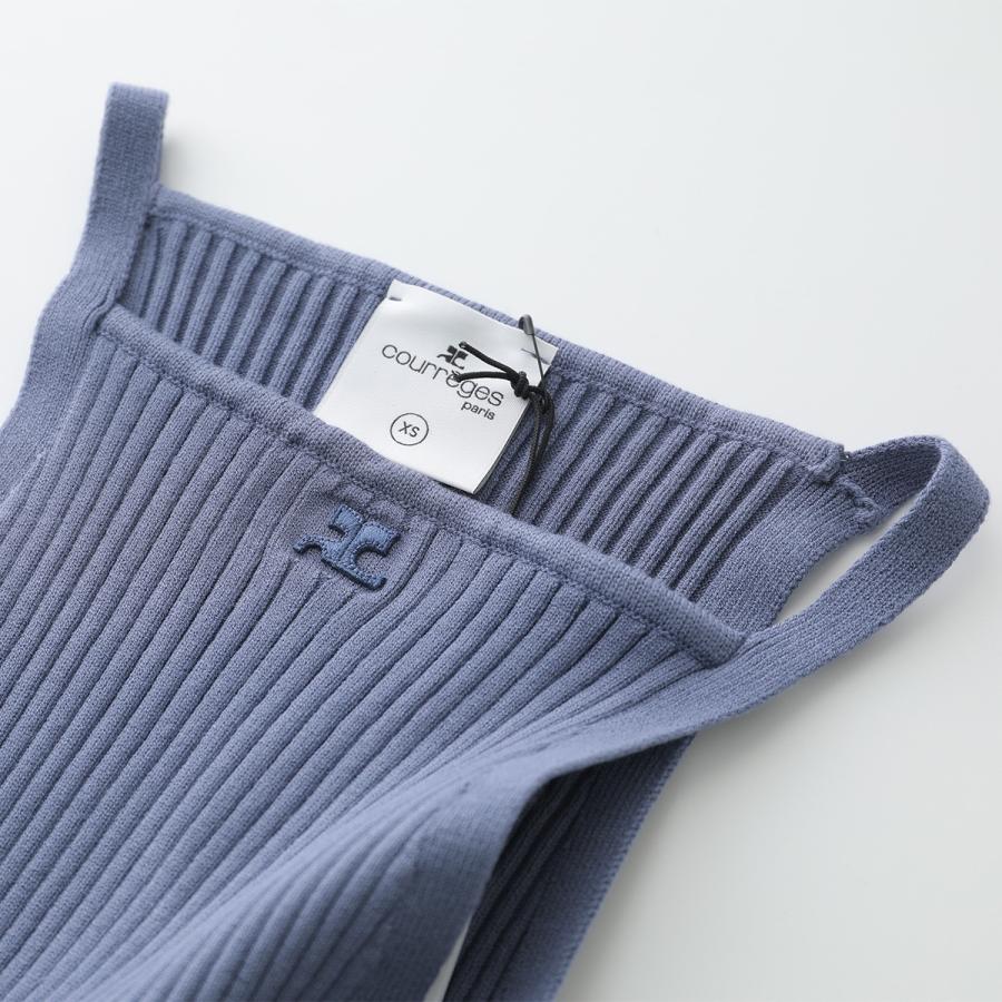 courreges（クレージュ） キャミソール POINTY RIB KNIT